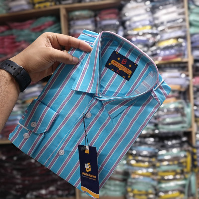 ফুল হাতা ১০০% সুতি প্রিমিয়াম কোয়ালিটি  শার্ট।