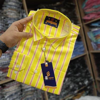 ফুল হাতা ১০০% সুতি প্রিমিয়াম কোয়ালিটি  শার্ট।