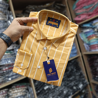 ফুল হাতা ১০০% সুতি প্রিমিয়াম কোয়ালিটি  শার্ট।