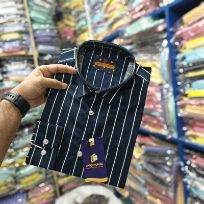 ফুল হাতা ১০০% সুতি প্রিমিয়াম কোয়ালিটি  শার্ট।