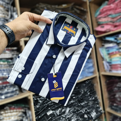 ফুল হাতা ১০০% সুতি প্রিমিয়াম কোয়ালিটি  শার্ট।