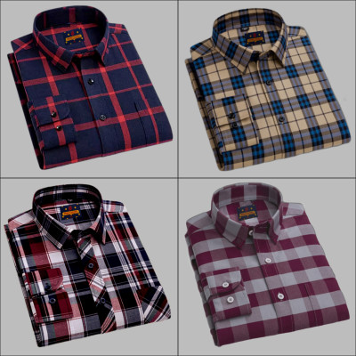 Long Sleeve Chak shirt For Man