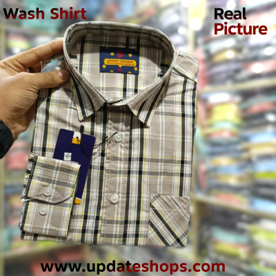 অরজিনাল ছবি ফুল হাতা চেক শার্ট।