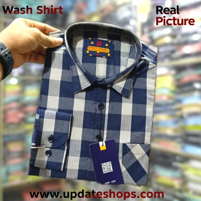 অরজিনাল ছবি ফুল হাতা চেক শার্ট।