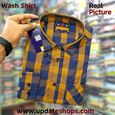 অরজিনাল ছবি ফুল হাতা চেক শার্ট।