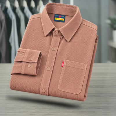 1 Piece Corduroy Full sleeve Singel pocket Shirt.