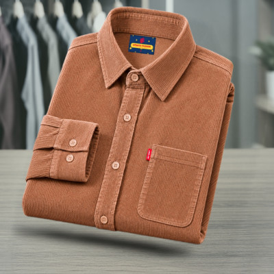 1 Piece Corduroy Full sleeve Singel pocket Shirt.