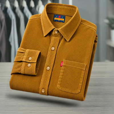 1 Piece Corduroy Full sleeve Singel pocket Shirt.
